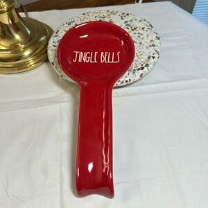 Rae Dunn Jingle Bells spoon rest